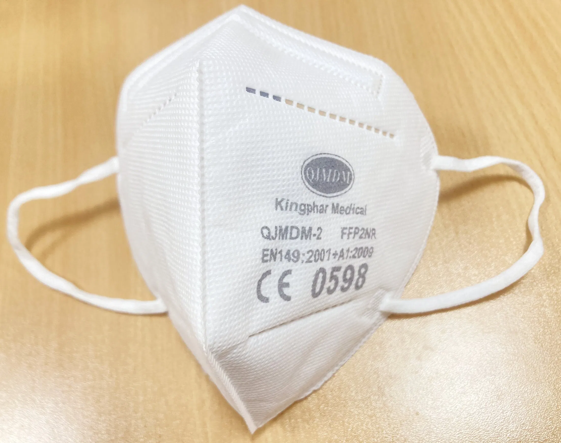 Kingphar Disposable Non Medical 5ply Bf95 Mask Protective N95 Flat Fold Dust Mask Protective Respirator Mask