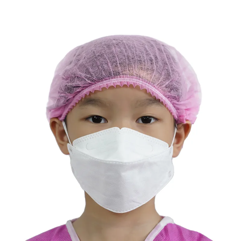 White Kids Mask Fish Shape Disposable KN95 Kf94 Protective Mask