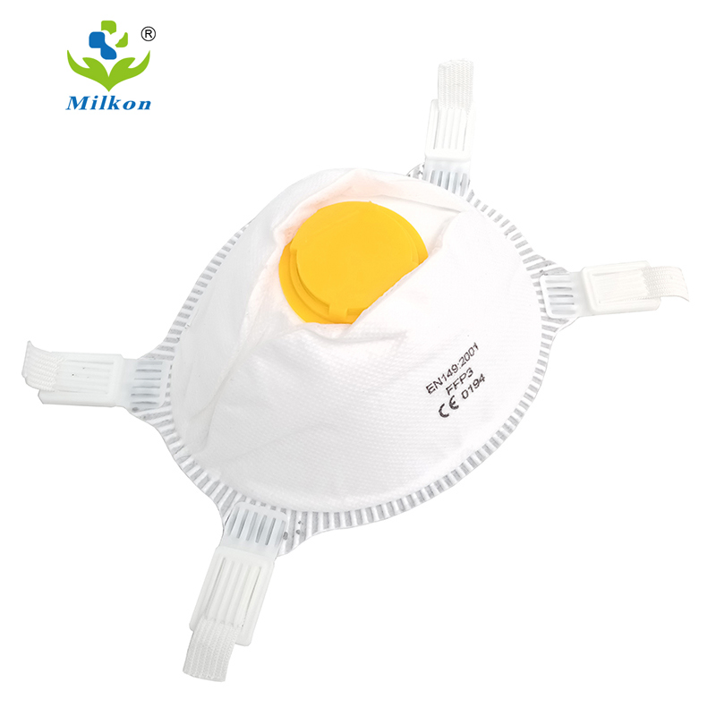 CE En149 Disposable Nonwoven Anti Pollution Cup-Shape Face Dust Mask Respirator with Valve