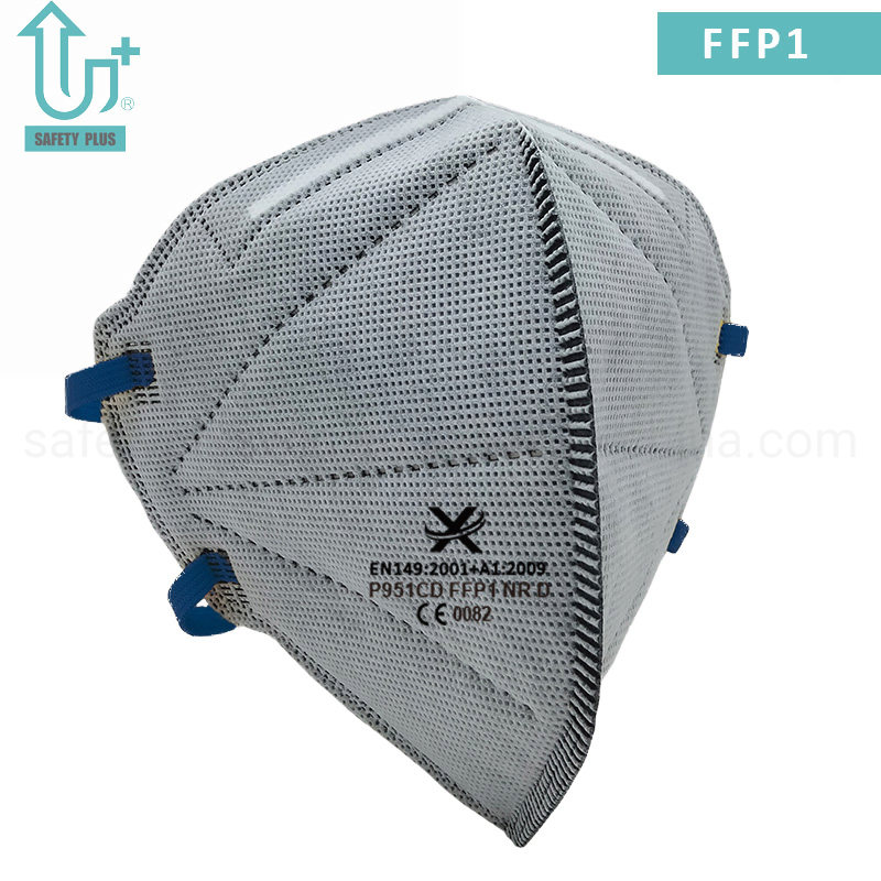 Factory Sale Protective Anti-Pollution Disposable N95 6plys Flat Fold Carbon Face Dust Mask at Moderate Price