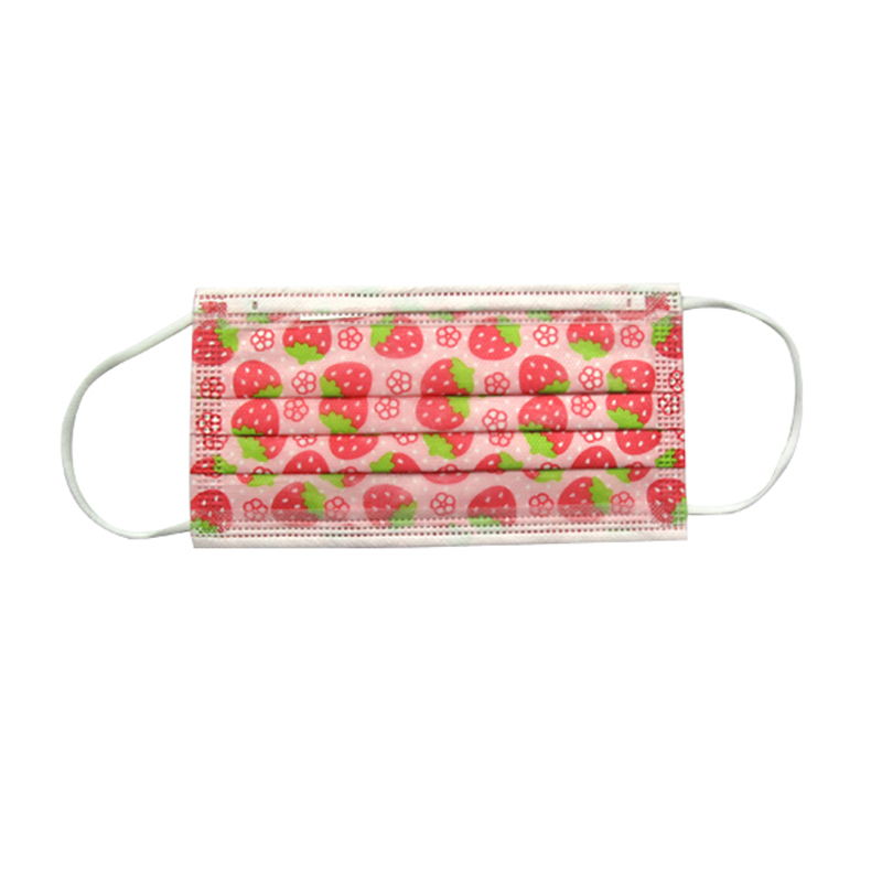 Breathable Fashionable Colorful Printed Nonwoven Mouth Mask for Daily Use