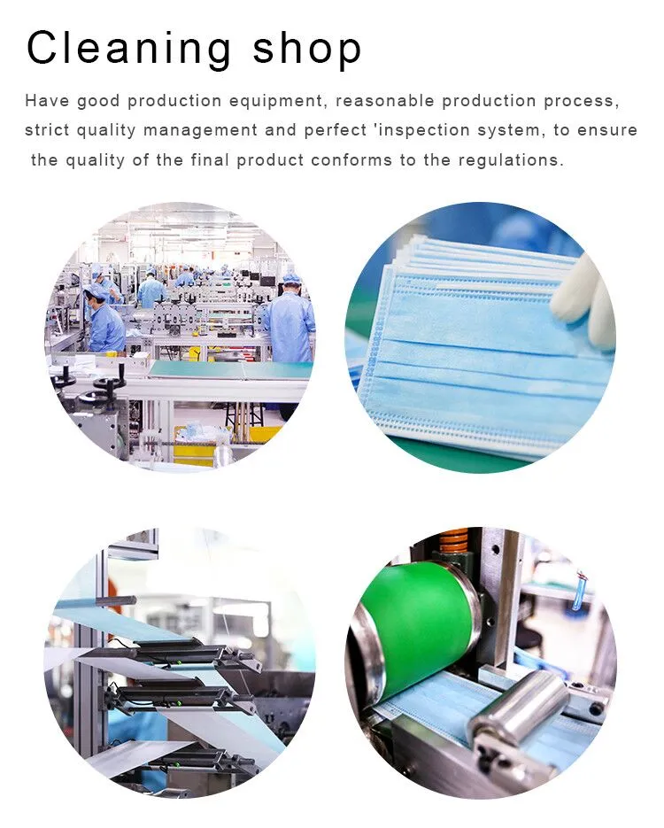 Filter Melt-Blown Protective Disposable Face Mask Ce ISO Approved
