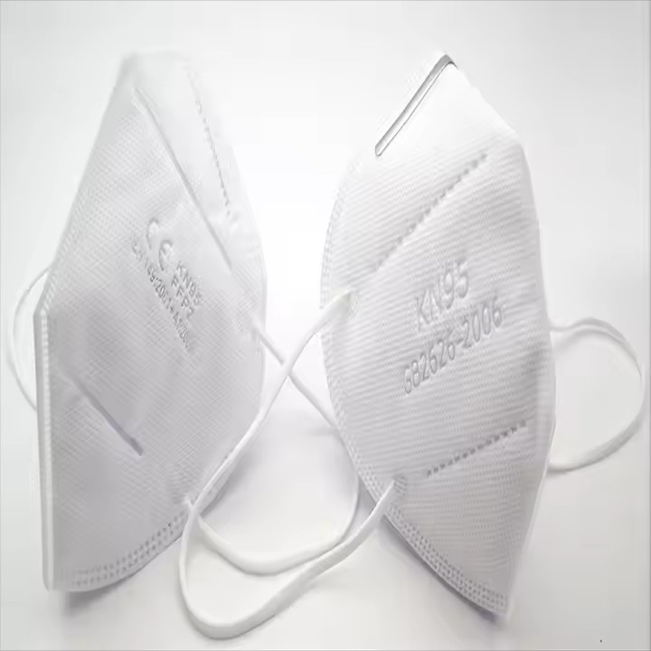 OEM/ODM Service N95 Respirator Mask 5-Ply Filtration with Adjustable Nose Clip &amp; Elastic Bands