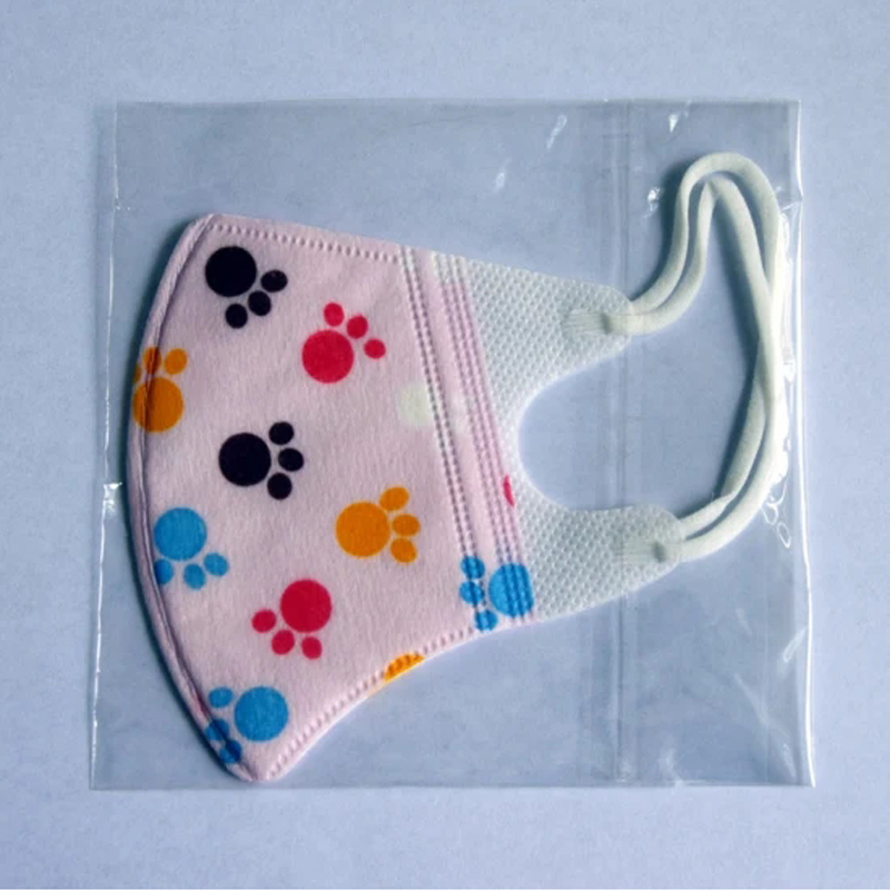 Disposable Non-Woven 3D Face Mask Foldable Fashion with Earloop for Kids