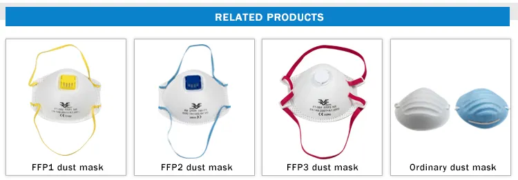 White N95 Headband 4 Layers Healthcare Filtering Half Respirator Particulate N95 Face Mask OEM Inventory CE and Niosh Approved Protective Cone Respirator