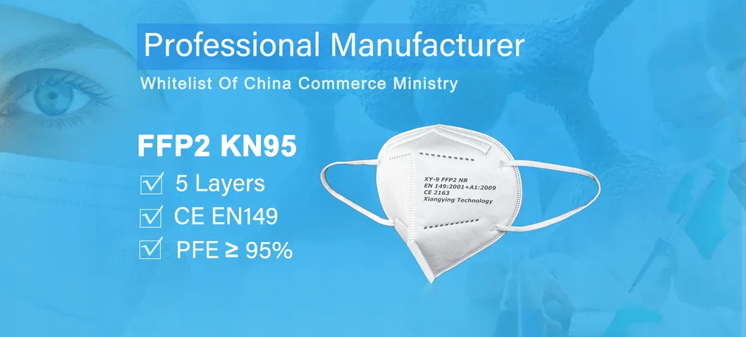 FFP2 Earloop Safety Protection Face Mask Anti-Pollution