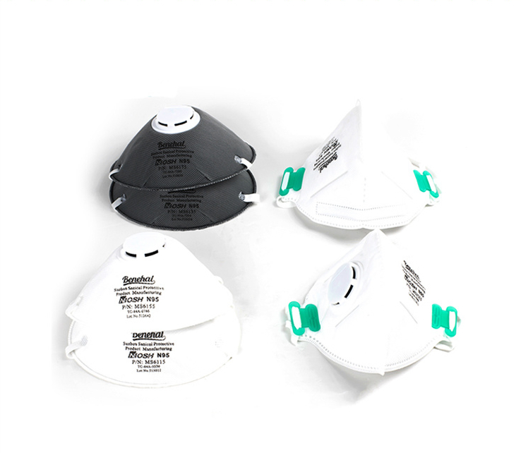 Wholesale FDA Standard Niosh N95 Comfortable Disposable 4ply Particulate Respirator Protective Dust Safety N95 Masks