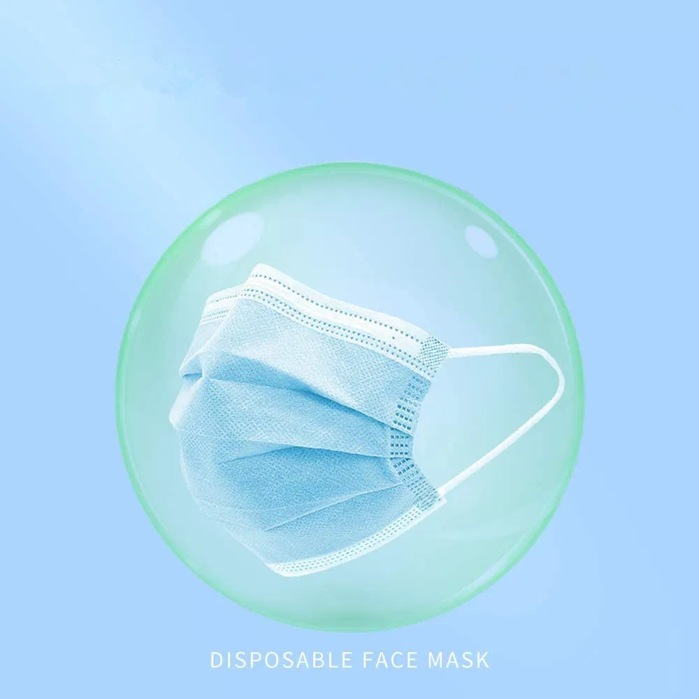 Wholesale Medical Supply Safety Kids 3ly Disposable Face Mask with with Nose Clip and Ear Loops