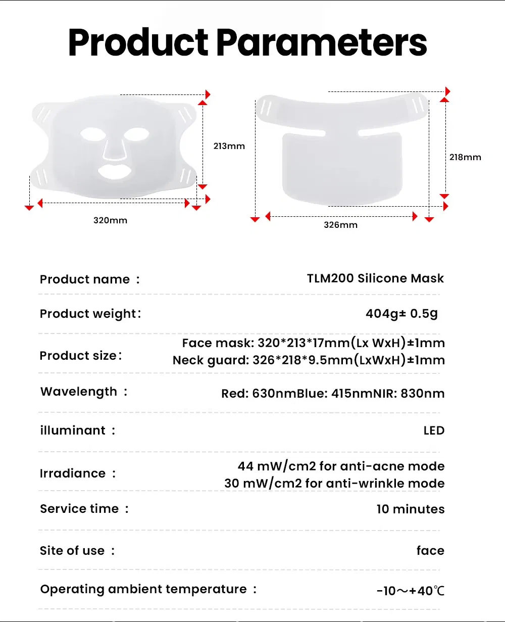 LED Facial Mask Detailed Photo