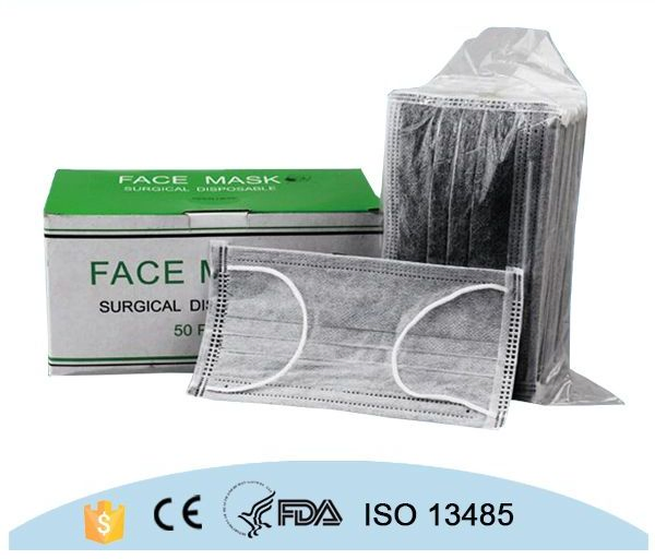 4-Ply Nonwoven Activated Carbon Filter Face Mask for Air Safety