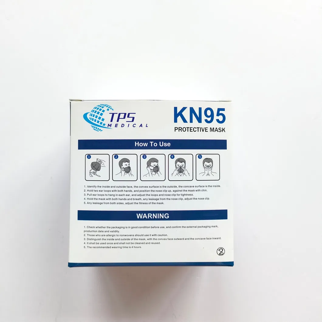Protective Mask Face Masks Anti Dust Disposable Facemask White 6 Layer Protection 95% Filtration Efficiency