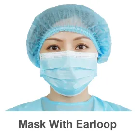 Disposable 3ply Earloop Face Mask