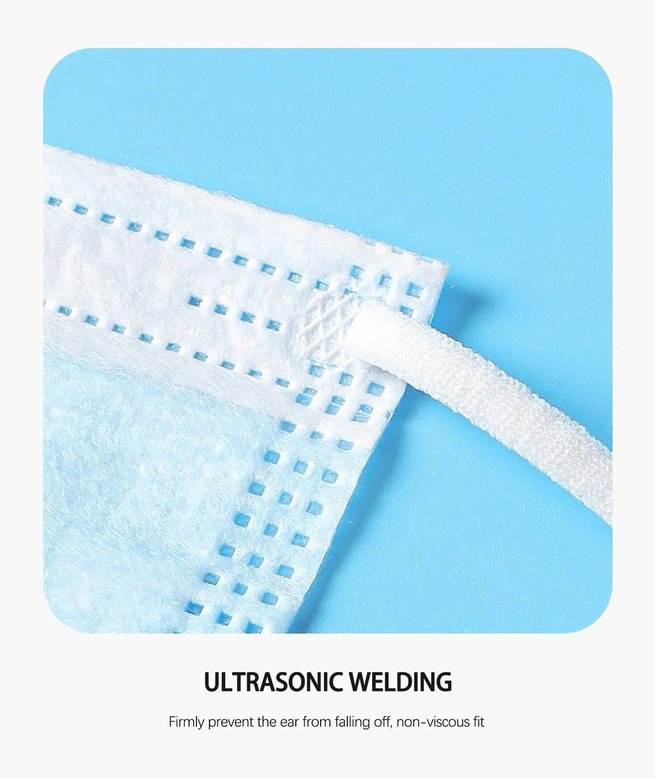 Medical 3-Ply Disposable Surgical Face Mask Structure 2