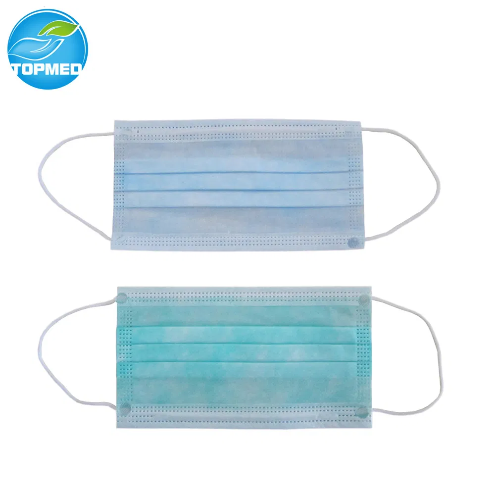 3 Layer Non Woven Disposable Face Mask High Breathable for Daily Protection
