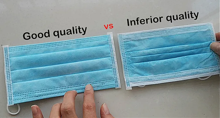 Respirator /Pm2.5 Air Pollution Disposable Mouth / Face Medical Surgical / Non-Woven/Disposable/Protective/Filter Effciency/ Standarded Face Mask
