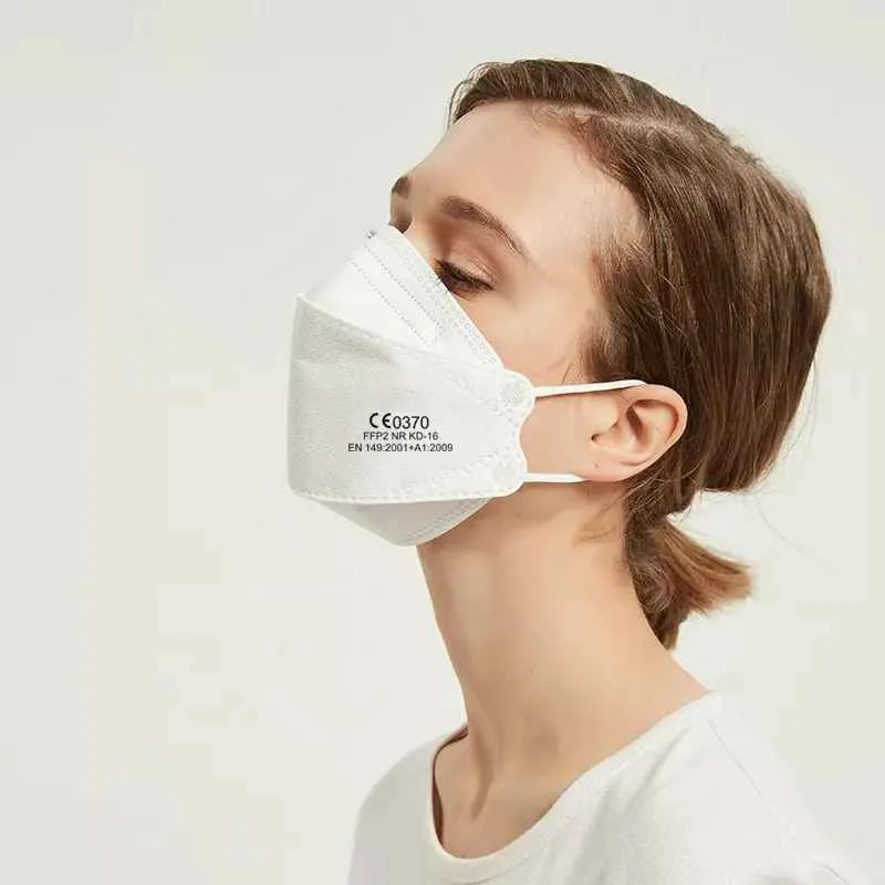 Wearing FFP2 N95 KN95 Respirator Masks