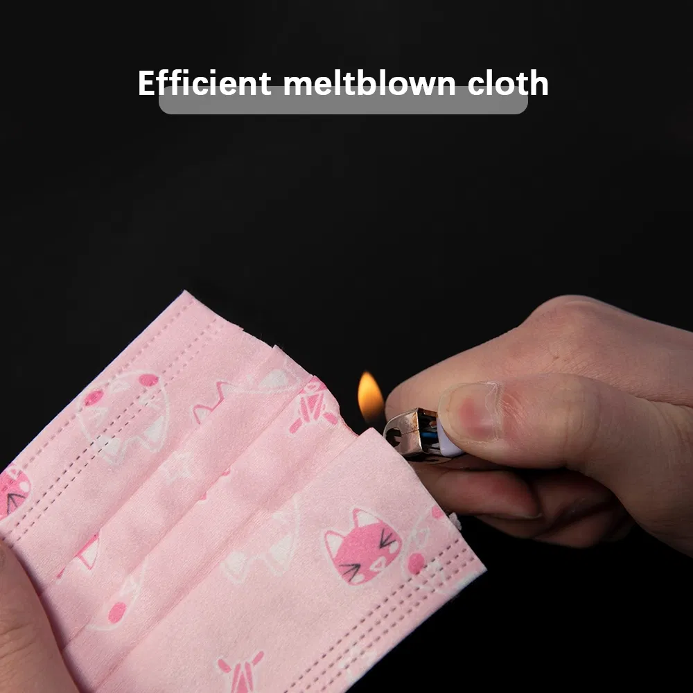 Breathable Fashionable Colorful Printed Nonwoven Mouth Mask for Daily Use 2