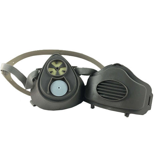 China 3200 3700 Set Half Face Gas Dust Mask Reusable Half Mask Chemical Silicone Respirator Anti Air Pollution