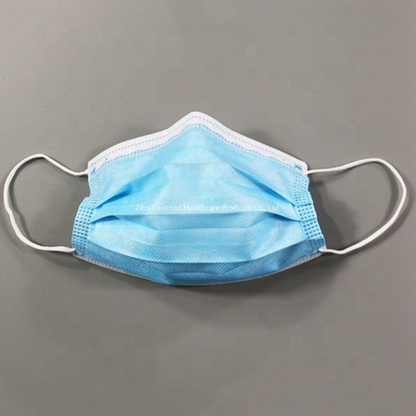 Disposablenon Woven Filter 3 Ply Face Mask Dust Anti Pollution