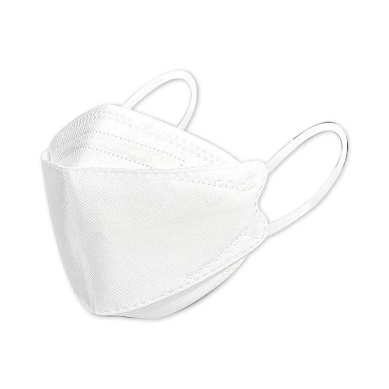 Korean-Style Kf94 Face Mask, Disposable 3D Protective Facemask in Black/White, 4-Ply Melt-Blown Mask for Adults, Bulk Wholesale