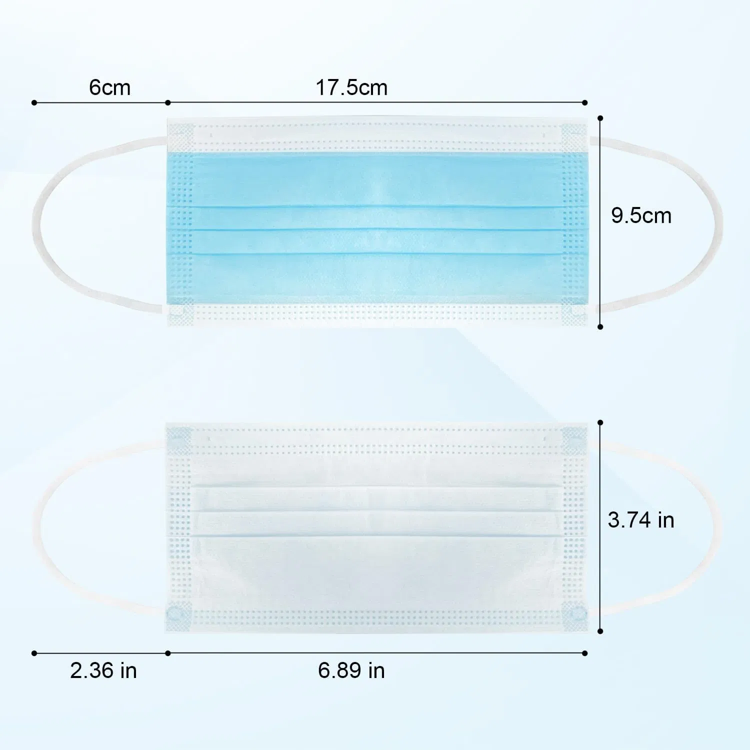 Soft Breathable Disposable Protective Face Masks for Daily Use