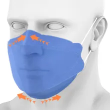 Disposable 3D Protective Individually Wrapped Kf94 Fish Shape Face Dust Mask for Adult