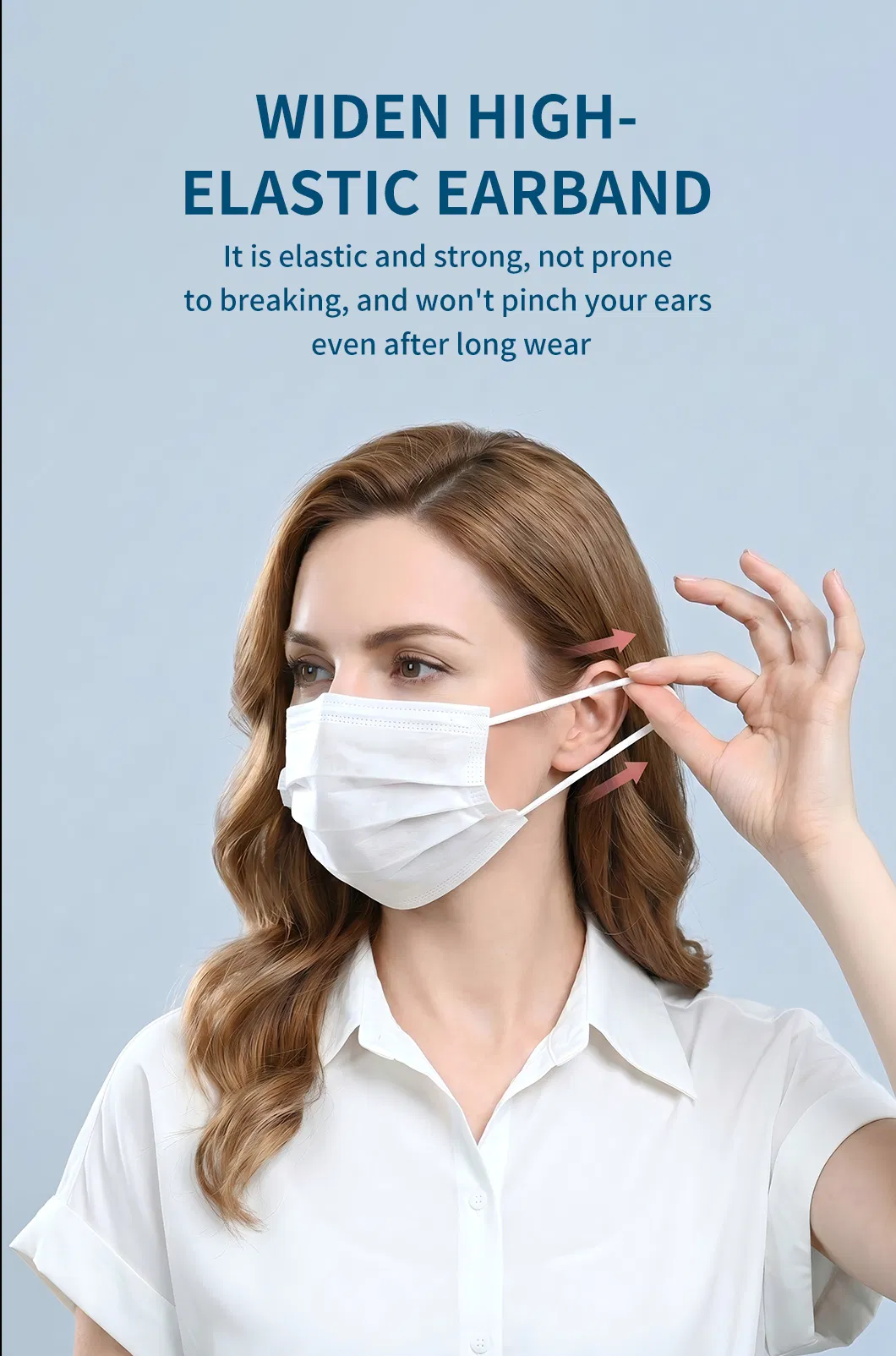 Soft Breathable 3 Ply Medical Surgical Masks Comfort Ear Loops Medical Grade Daily Protection