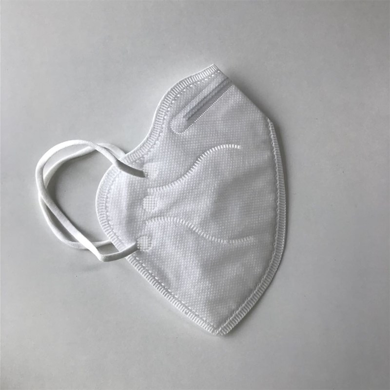Waterproof Protective White 3D Folding Face Mask KN95