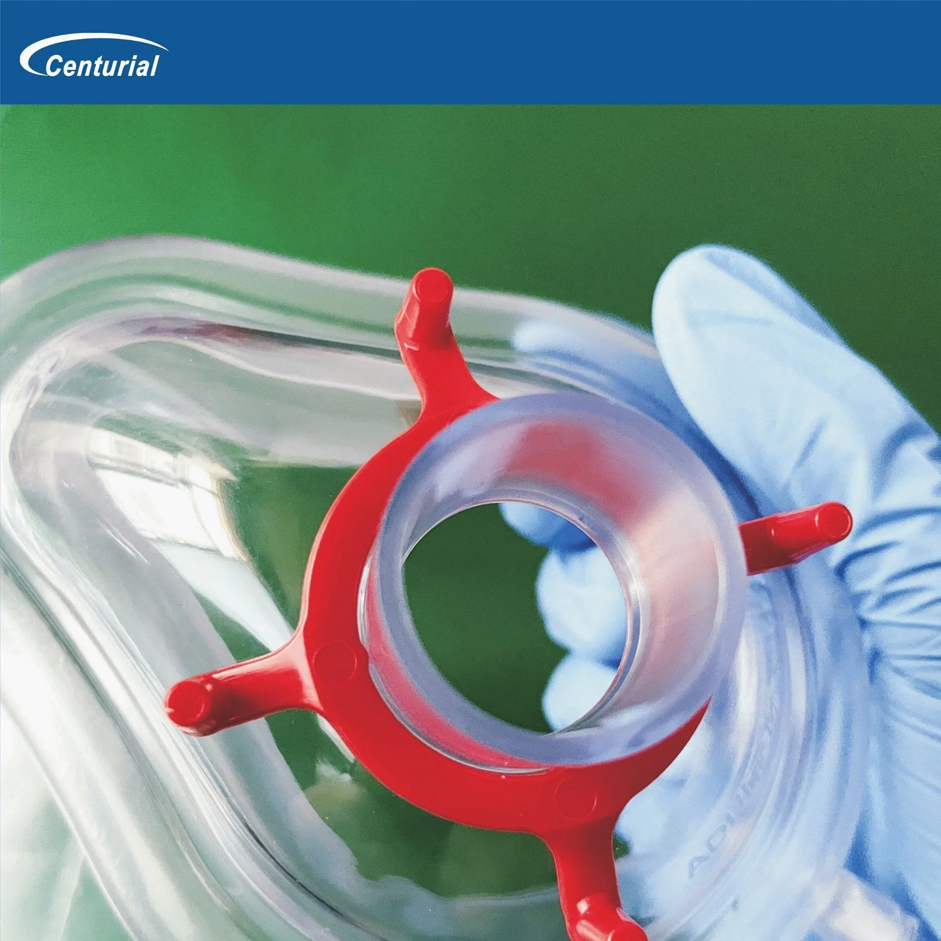 Disposable PVC Anesthesia Face Mask Medical Oxygen Breathing Mask
