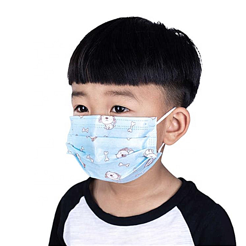 Colorful Baby Facemask 3ply Civil Nonwoven Face Mask for Kids Protective