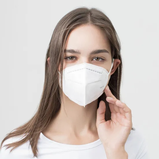5-Ply 3D Folding Respirator Mouth Cover 95% Filter Face Mask, Anti-Bacterial