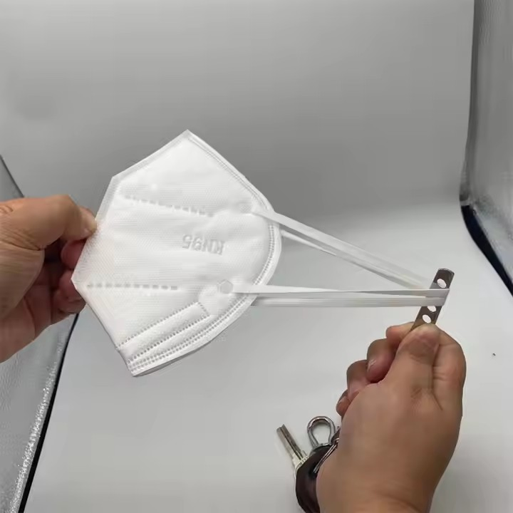 OEM/ODM Service N95 Respirator Mask 5-Ply Filtration with Adjustable Nose Clip &amp; Elastic Bands