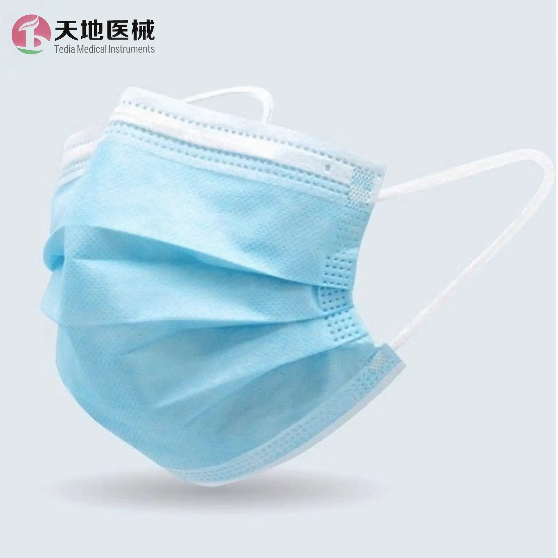 Children Blue Disposable Face Mask 3-Ply Medical Grade for Kids Safety