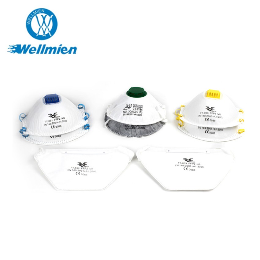 Disposable N95 NIOSH Safety Respirator Face Mask Nose Dust Mask with Valve