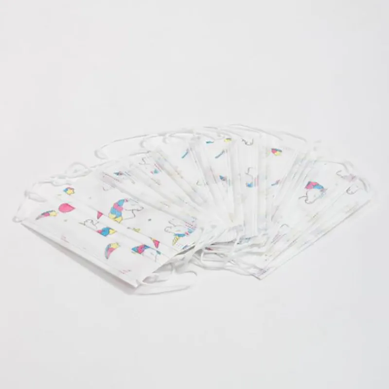 Printed Color High Protective 3ply Earloop Face Mask for Kids