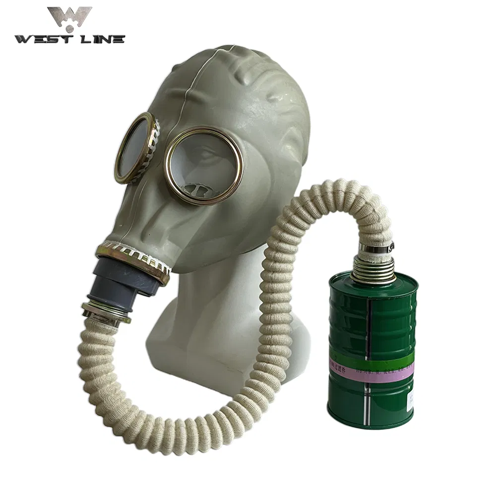 Nuclear Chemical Tactical Full Face Gas Respirator Mask with 40mm Activated Carbon Filter