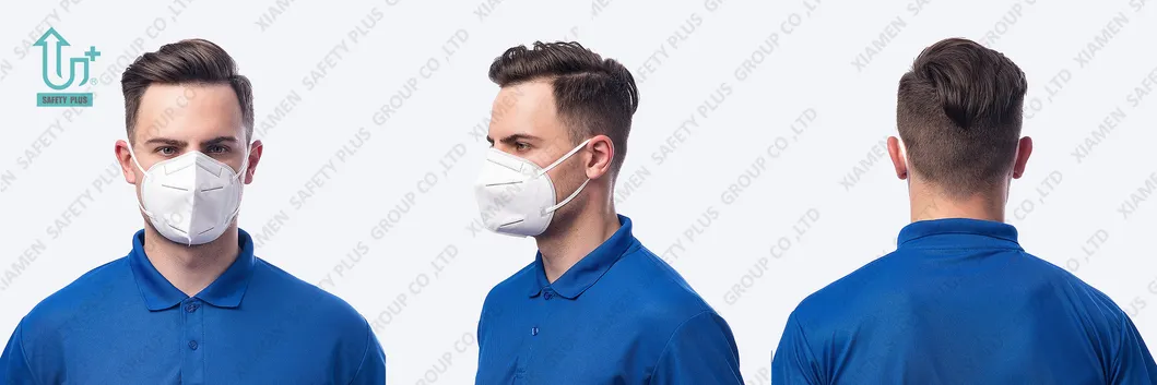 Wearing Pictures for Fast 3D Fold KN95 Mask