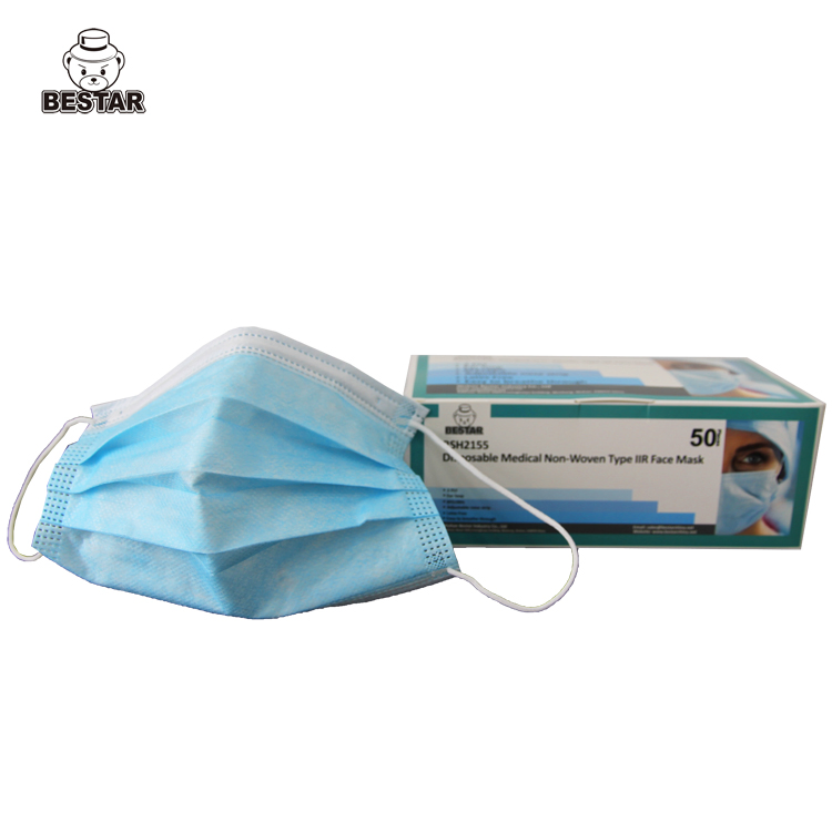 En14683 Type Iir CE Certified 3 Ply Surgical Face Mask