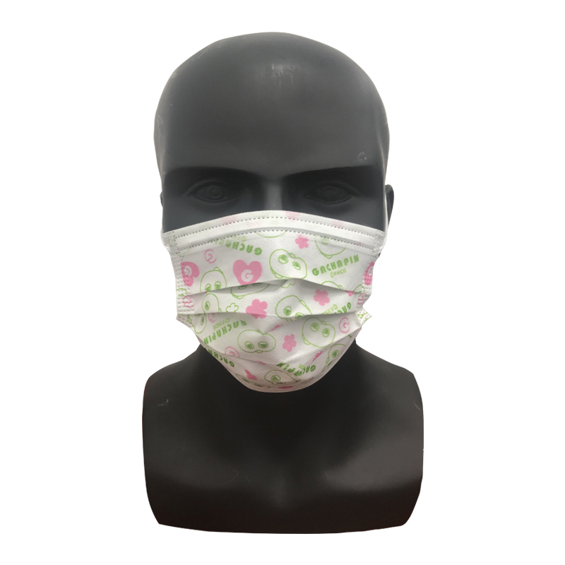 Cute 3D 3-Ply Disposable Children's Face Masks Breathable Protective Kids Masks with Cartoon Prints