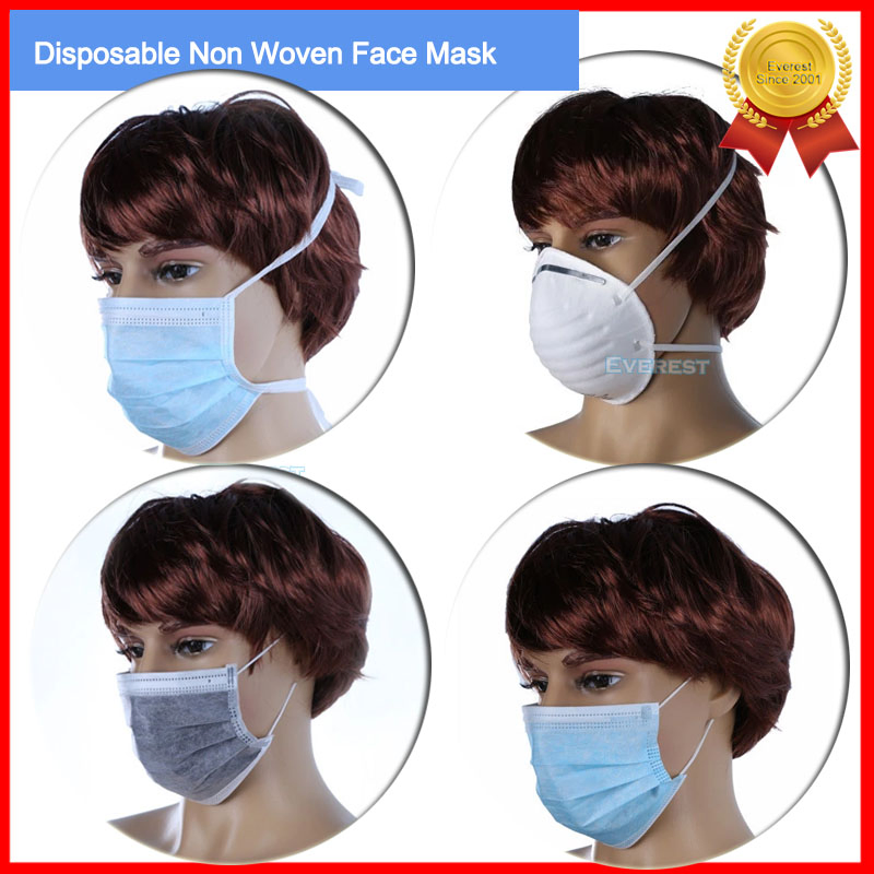 Es Sterile Hospital Non Medical Protective Safety 4ply Activated Carbon Dust Paper Dental SMS 3-Ply Earloop Nonwoven 3ply Disposable Surgical Face Mask