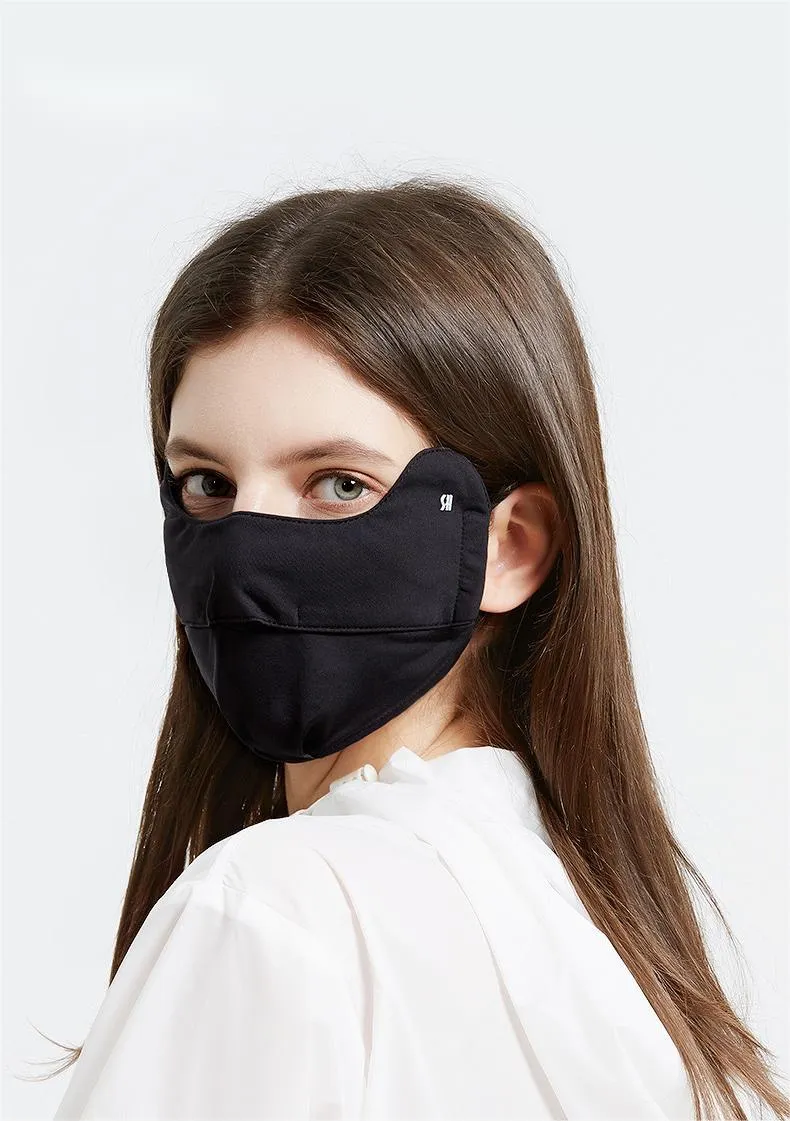 UV Protection Dust Prevention Breathability Sunscreen Face Mask for Women