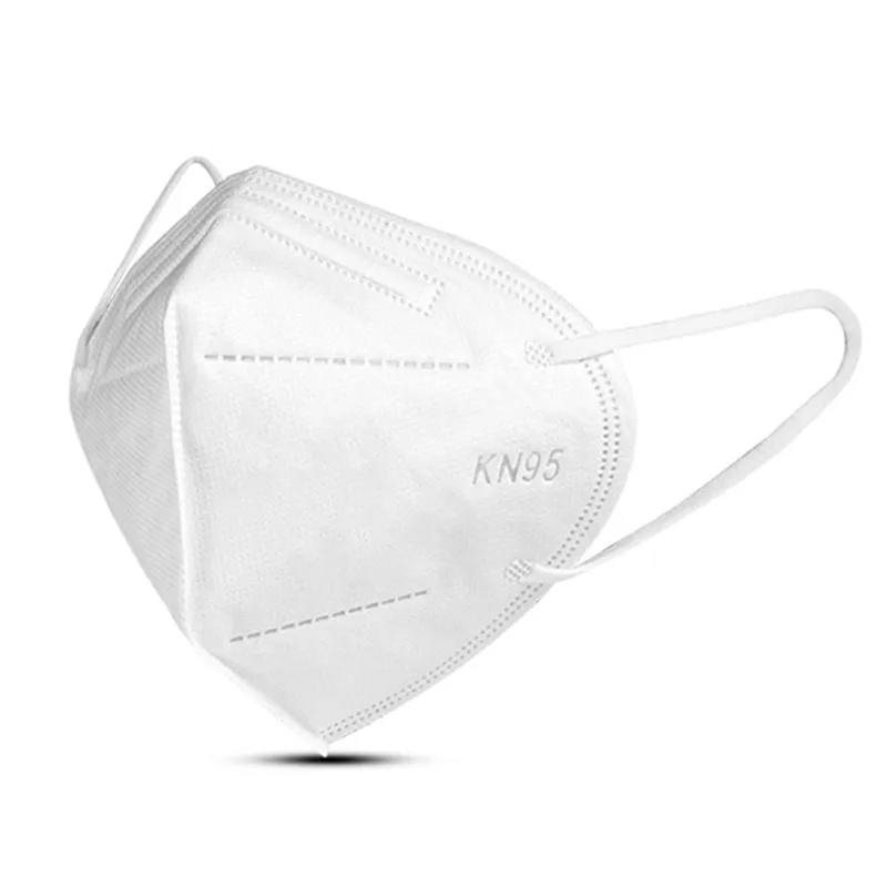 Waterproof Protective White 3D Folding Face Mask KN95 Detail 1