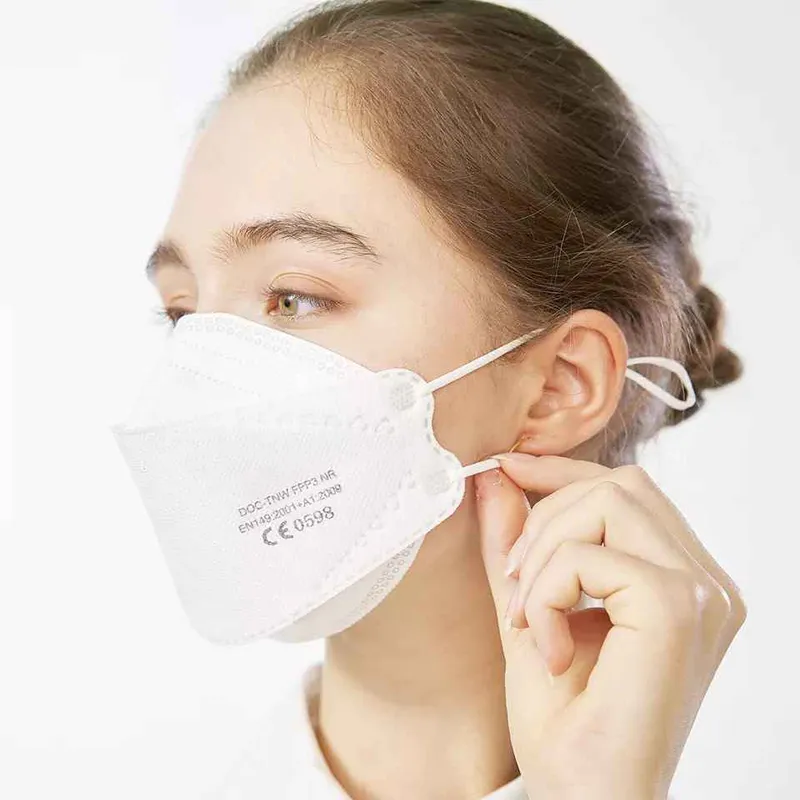 Wearing FFP2 N95 KN95 Respirator Masks