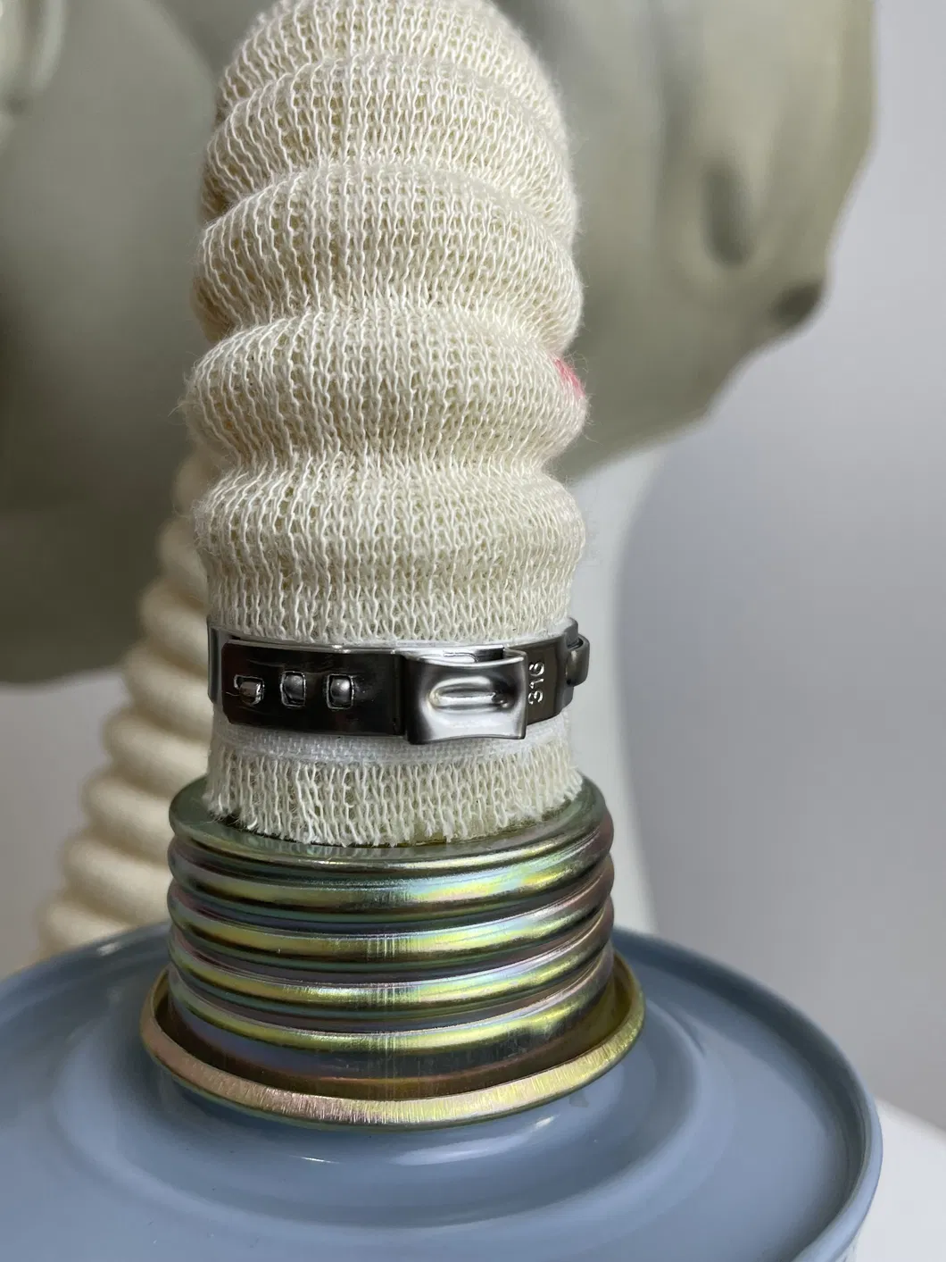 Nuclear Chemical Tactical Full Face Gas Respirator Mask Detail 2