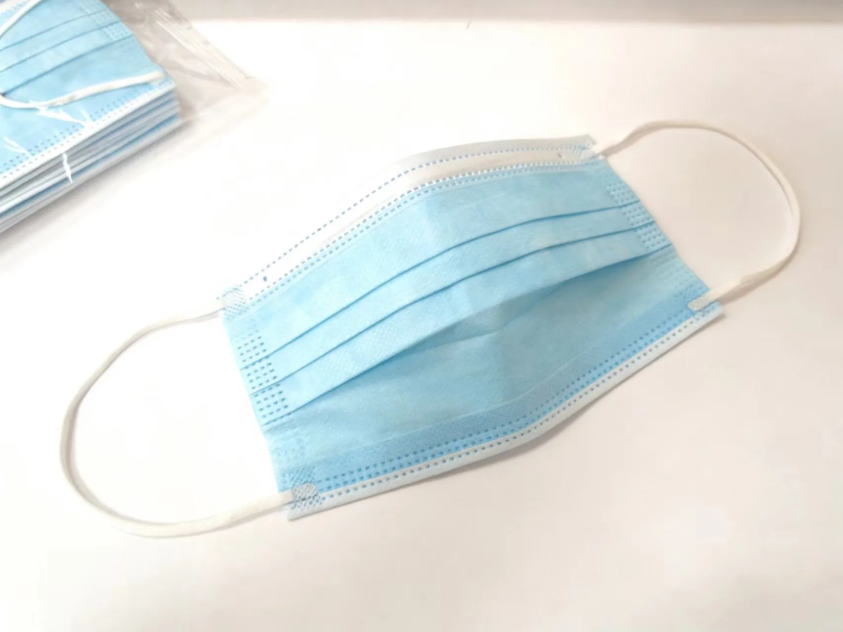 Children Blue Disposable Face Mask 3-Ply Medical Grade for Kids Safety