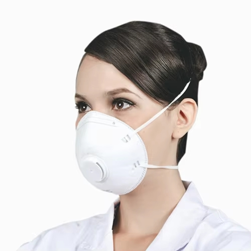 Disposable Industrial Cup Respirator K95 Anti-Dust FFP3 Face Mask with Exhalation Valve 95% Smoke Protection 4-Layer Filter