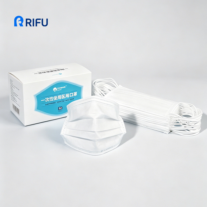 Disposable 3 Ply Medical Face Mask Breathable Earloop Hospital Daily Protective Supplies