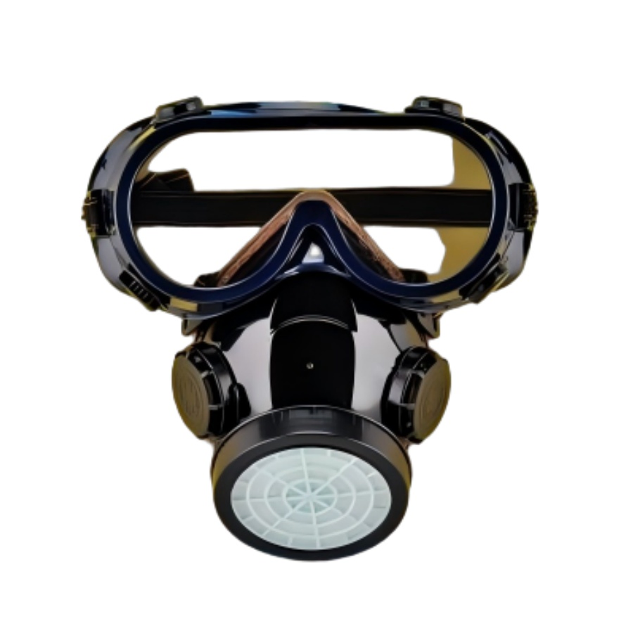 Safety Goggles Face Mask with Dust Respirator Nose Protection