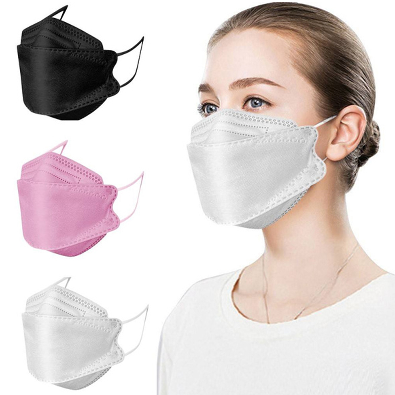 Hot Sale Disposable Kf 94 4-Layer High-Efficiency Protective Adult Willow-Shaped Dust Cover Mask Respirator Facial Color 3D Korean Kf94 Face Mask