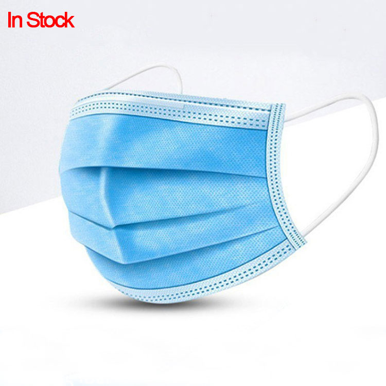 3 Layers Protective Face Mask for Daily Use, Breathable Anti-Dust Disposable Mask with Earloop for Personal Care